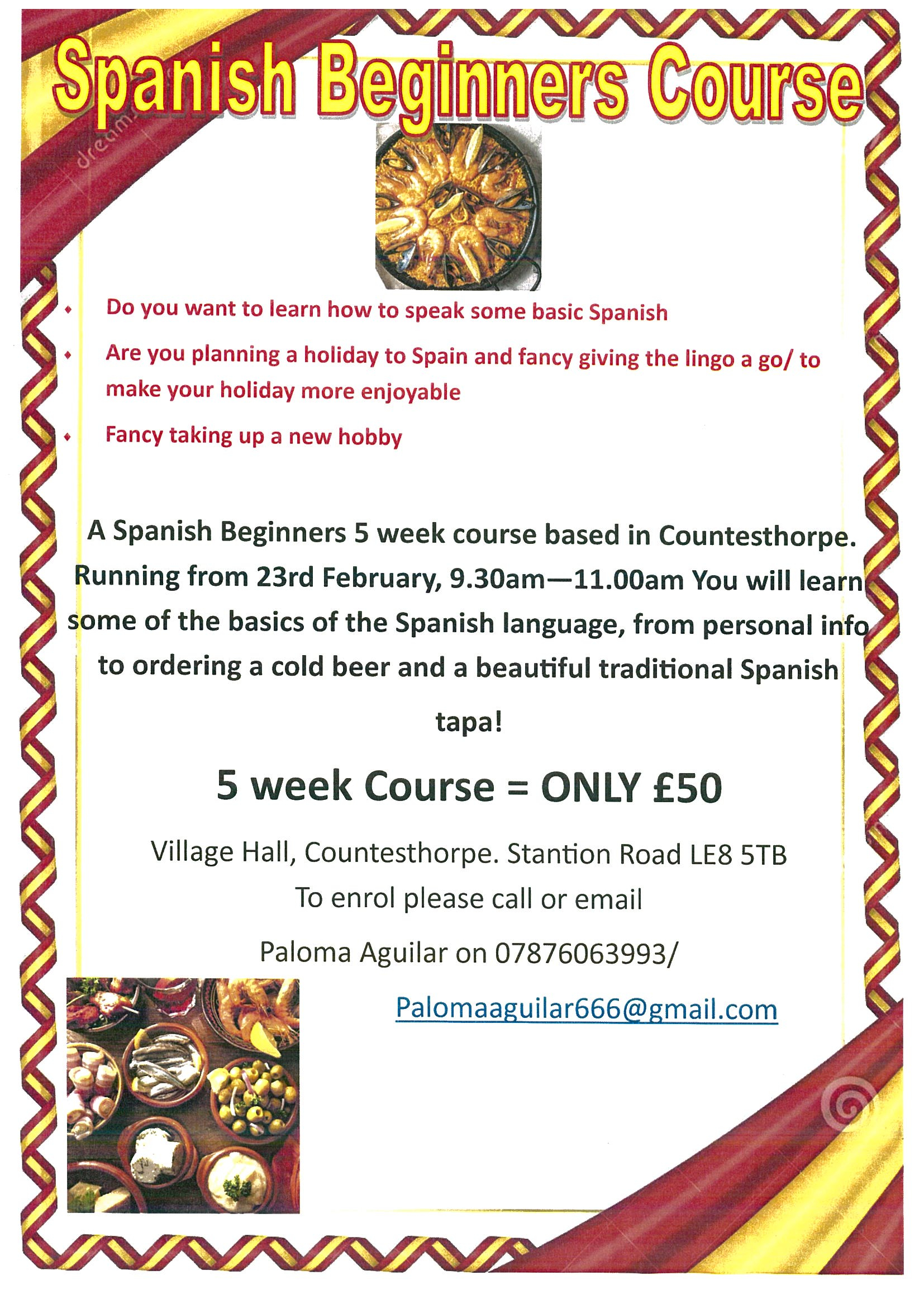 Spanish Beginner Classes