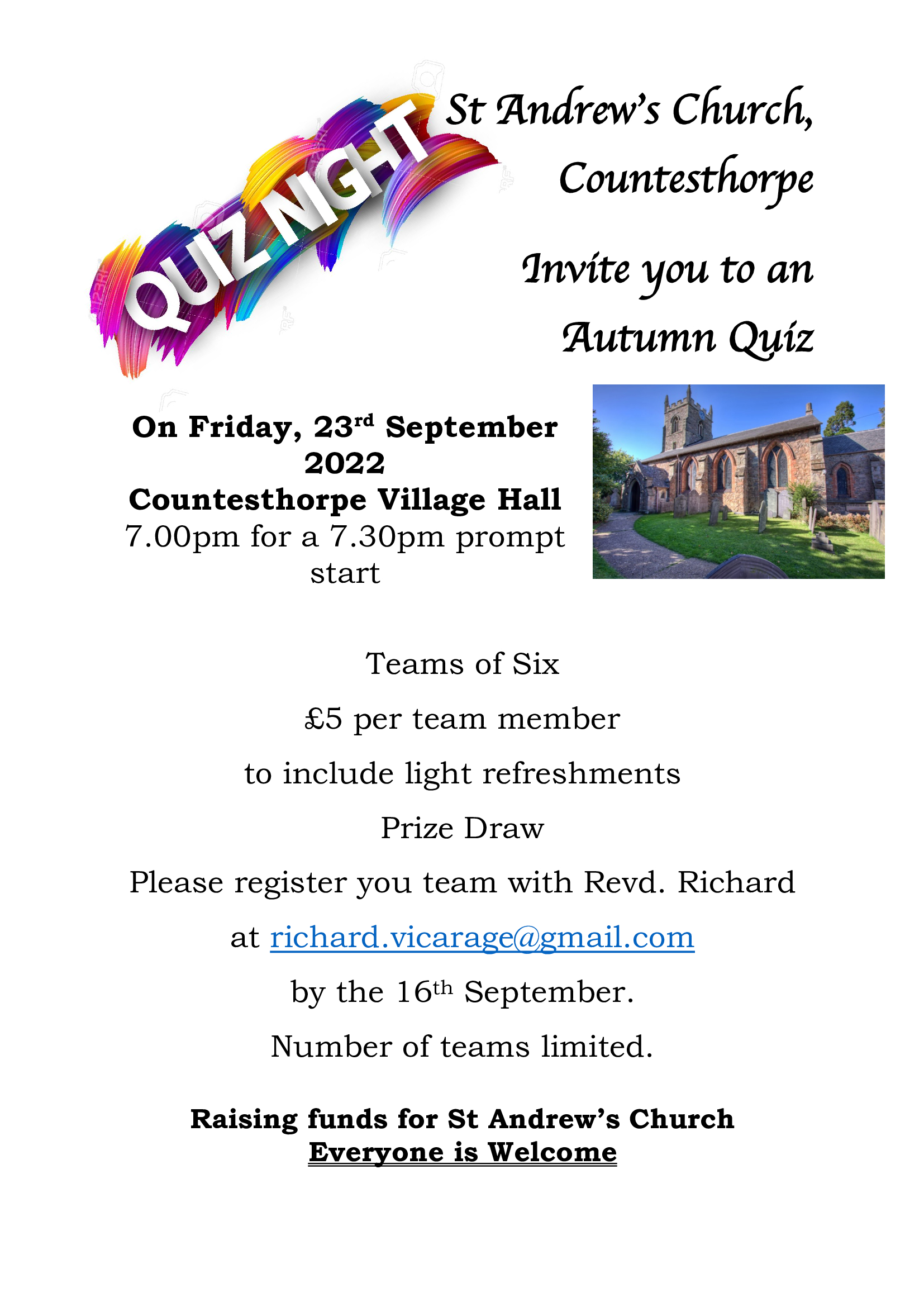 St Andrews Quiz Night