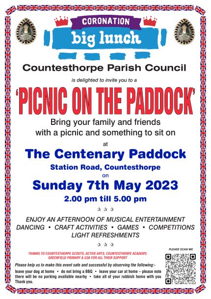 Coronation Picnic on The Paddock